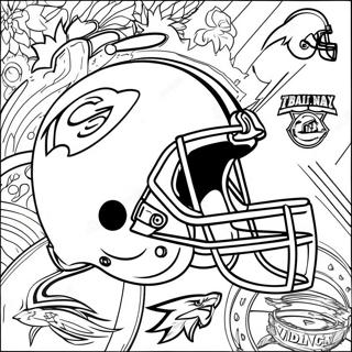 Pagina Para Colorir Logos De Times Da Nfl Coloridos 100063-38729