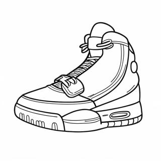 Pagina Para Colorir Dos Tenis Yeezy Estilosos 100268 38892