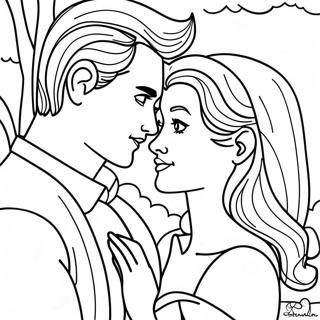 Pagina Para Colorir Momento Romantico Do Crepusculo 100398-39001
