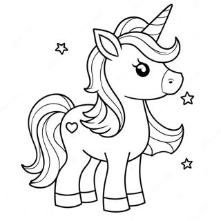 Pagina Para Colorir Do Encantador Unicornio Bebe 100524-39097