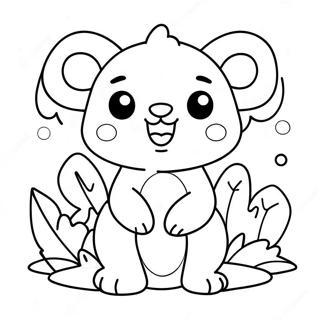 Pagina Para Colorir De Animal Kawaii Fofo 100572-39127