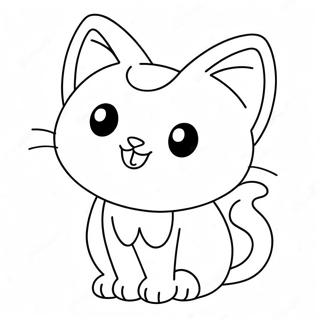 Pagina Para Colorir De Gato Kawaii Adoravel 100573-39130