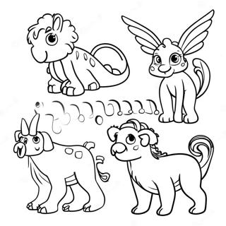 Pagina Para Colorir De Criaturas Fantasticas Goodnotes 100625-39174