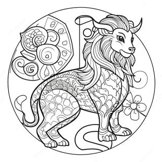 Pagina Para Colorir Zodiaco Chines 100725-39247