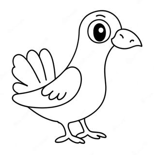 Pagina Para Colorir Pombo Do Mo Willems Aventureiro 100830-39333