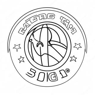 Logotipo De Equipe Da Nba Páginas Para Colorir