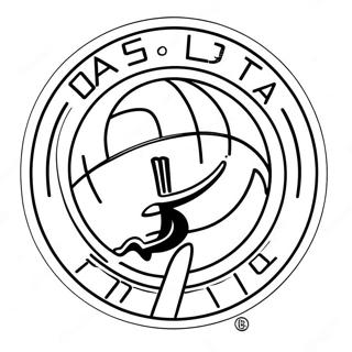 Pagina Para Colorir Do Logotipo Da Equipe Da Nba 101085-39527