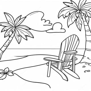 Pagina Para Colorir De Paraiso Tropical Na Praia 101189-39610