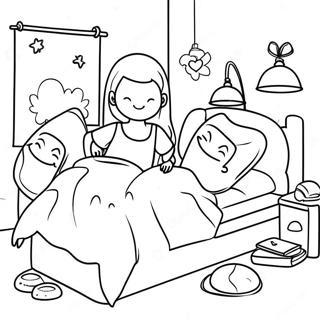 Pagina Para Colorir De Atividades Divertidas De Pijamada 101392-39874