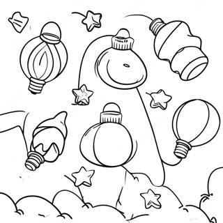 Pagina Para Colorir Das Luzes De Natal Coloridas De Varios Paises 101446-39928