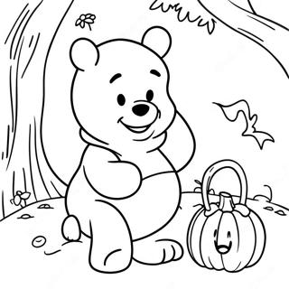 Winnie The Pooh Halloween Páginas Para Colorir