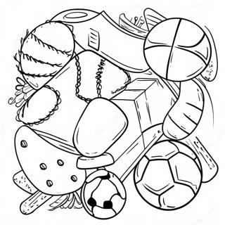 Pagina Para Colorir De Atividades Esportivas Empolgantes K 12 101525-39991