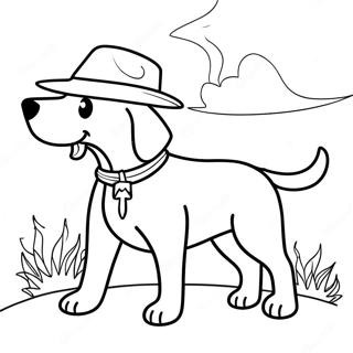 Pagina Para Colorir De Labrador Xerife Corajoso Em Acao 101679 40101