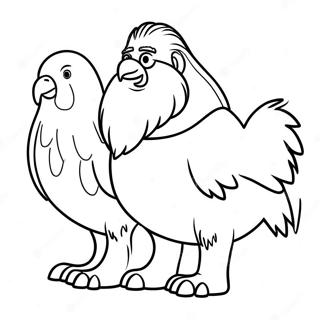 Pagina Para Colorir Do Hagrid E Do Bicuco 101707 40130