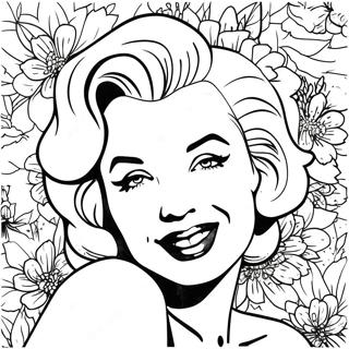 Marilyn Monroe Páginas Para Colorir