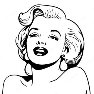 Pagina Para Colorir Da Marilyn Monroe 102036-40376