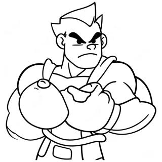 Pagina Para Colorir Do Guile Com Sonic Boom 102246 40549