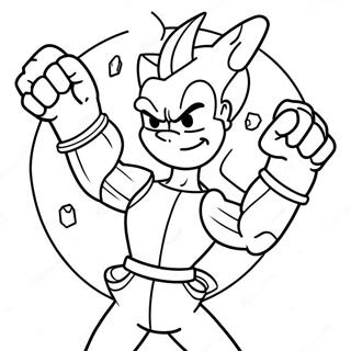 Pagina Para Colorir Do Guile Com Sonic Boom 102246 40550