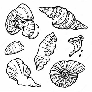 Fóssil Páginas para Colorir