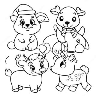 Pagina Para Colorir De Animais De Natal 102371-40636