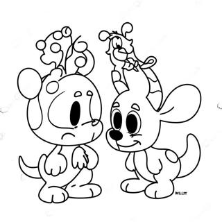 Pagina Para Colorir Amigos Disney Coloridos Melhoras 102401-40670