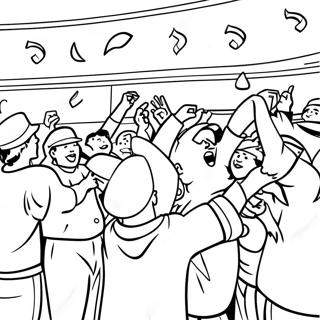 Pagina Para Colorir Da Celebracao Do Campeonato Dos Red Sox 102505-40752