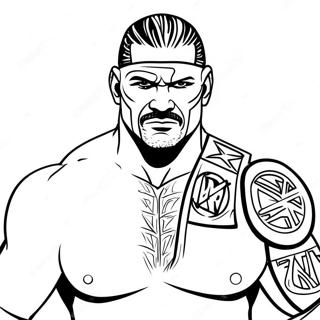 Pagina Para Colorir Da Wwe 102553-40775