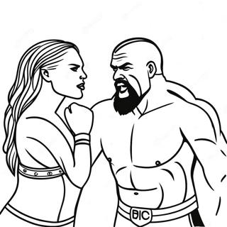 Pagina Para Colorir Do Epic Wwe Wrestler Showdown 102554-40777