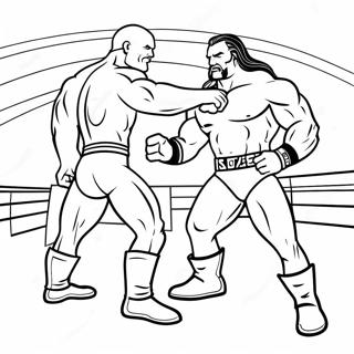 Pagina Para Colorir Do Epic Wwe Wrestler Showdown 102554-40779