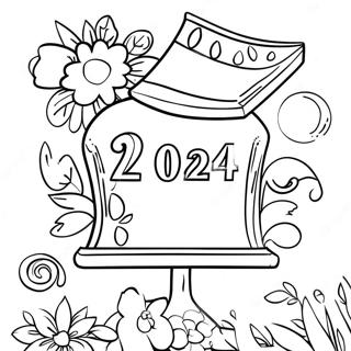 Pagina Para Colorir Da Turma De 2024 102991-41114