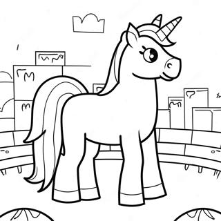 Animal Minecraft Páginas para Colorir