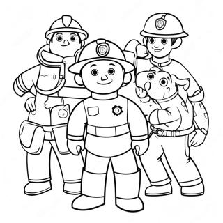 Pagina Para Colorir Sam O Bombeiro E Amigos 103303-41370