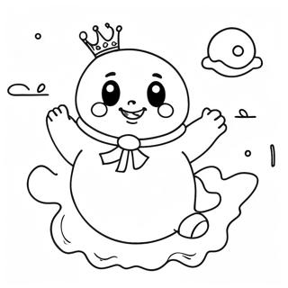 Pagina Para Colorir Do Rei Boo Flutuando No Ar 103403 41442