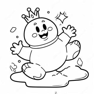 Pagina Para Colorir Do Rei Boo Flutuando No Ar 103403 41443