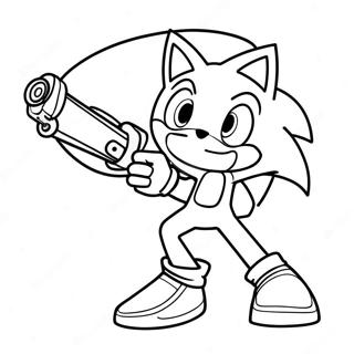 Pagina Para Colorir Da Aventura Rapida Do Sonic X 103480-41497