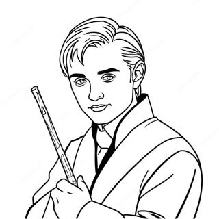 Pagina Para Colorir Draco Malfoy Com Varinha 103658-41637