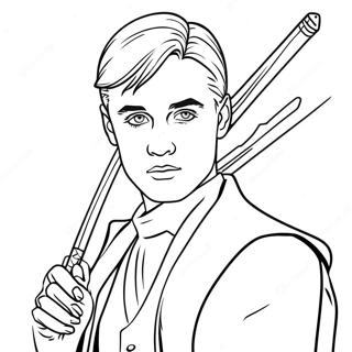 Pagina Para Colorir Draco Malfoy Com Varinha 103658 41640