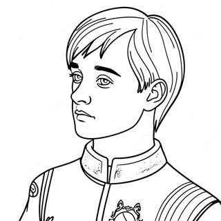 Pagina Para Colorir Draco Malfoy Em Uniforme De Quadribol 103659 41644