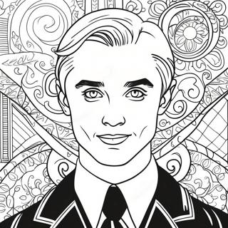 Pagina Para Colorir Draco Malfoy Sorridente 103660 41646