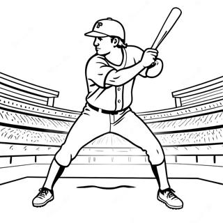 Pagina Para Colorir Jogador De Beisebol Dos Texas Rangers Em Acao 103684-41657