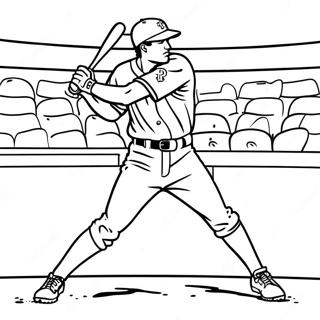 Pagina Para Colorir Jogador De Beisebol Dos Texas Rangers Em Acao 103684-41658