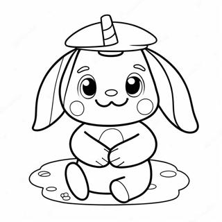 Pagina Para Colorir Do Cinnamoroll Fofo 103865-41795