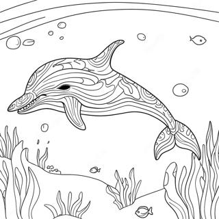 Pagina Para Colorir Da Suave Baleia Azul Submersa 103972 41887