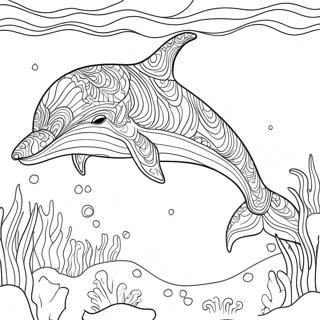 Pagina Para Colorir Da Suave Baleia Azul Submersa 103972 41888