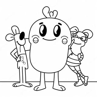 Pagina Para Colorir De Personagens Engracados Do Mo Willems 104021-41917
