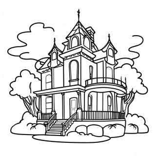 Pagina Para Colorir Da Mansao Assombrada 104147-42014