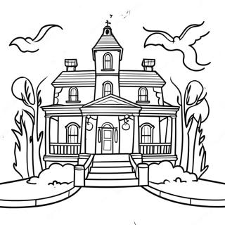 Pagina Para Colorir Da Mansao Assombrada 104147-42016