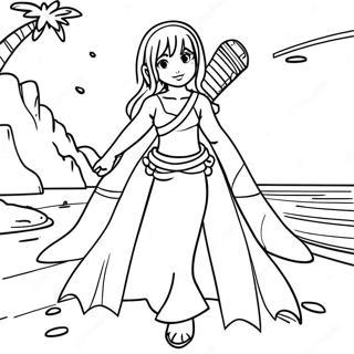 Pagina Para Colorir Kairi Nas Ilhas Do Destino 104279-42125