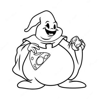 Pagina Para Colorir Oogie Boogie Com Dados Páginas Para Colorir