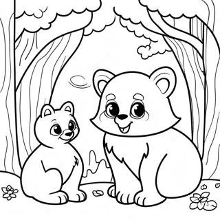 Pagina Para Colorir Animais Da Floresta 104533-42315